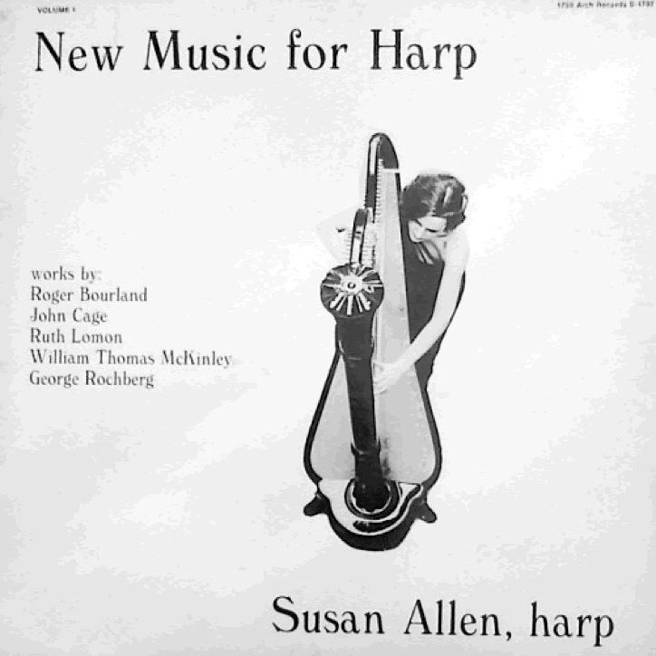 CD New Music or Harp, Susan Allen, 1981